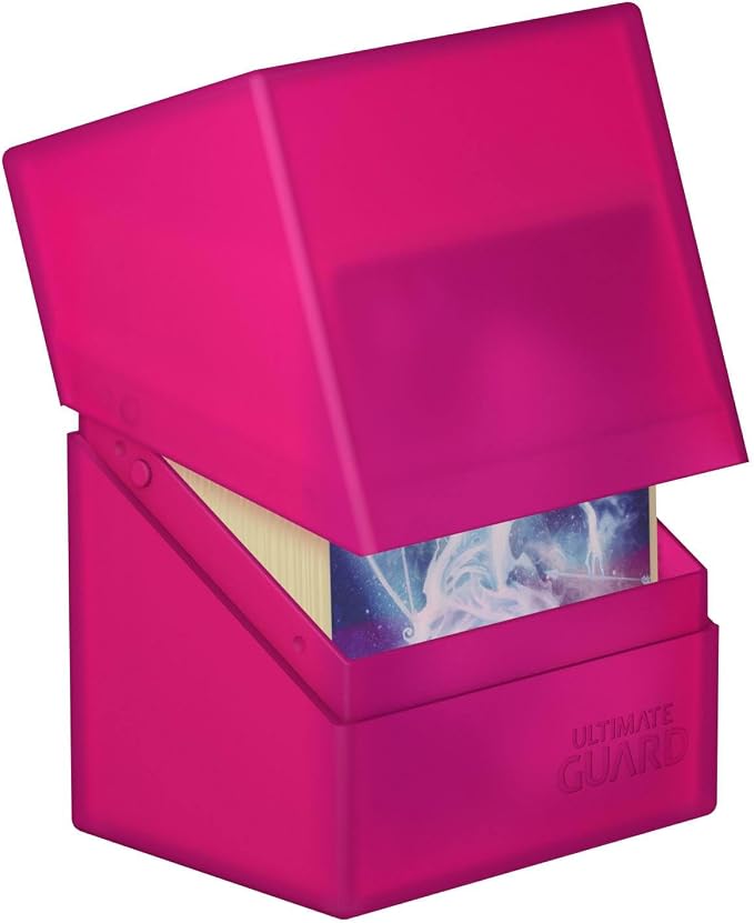 Ultimate Guard Boulder 80+ Classic, Deck Case for 80 Double-Sleeved TCG Cards, Rhodonite, Secure & Durable Storage for Trading Card Games, Soft-Touch Finish - Image 3