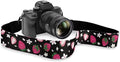 Coldinair Black Adjustable Camera Strap Universal Neck & Shoulder Soft Padded Strap for All DSLR Cameras,Binoculars by Coldinair