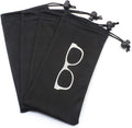 Quality Microfiber Eyeglass Pouch with Bead Lock Micro Fiber Sunglasses Case Pouch Soft Store by Global+Glasses