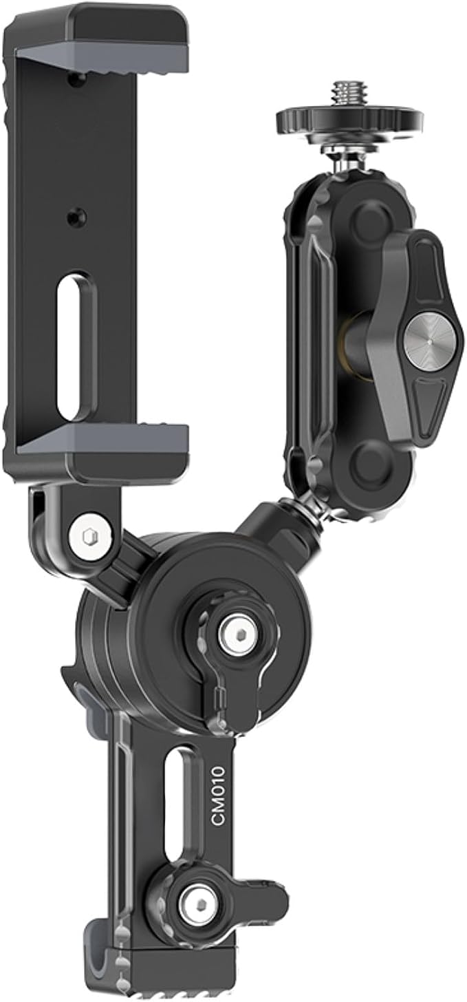 jusmo CM010 Cell Phone Fence Mount Game Changer Mounting Kit for GoPro, iPhone, AKASO, DJI Osmo Action, Insta360, Mevo Start for Recording Baseball Softball Tennis Gamechanger Streaming Kit - Image 7