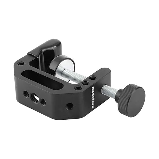 CAMVATE Universal C-Clamp for Desktop Mount Holder with 1/4"-20 & 3/8"-16 Thread Hole - 1121 - Image 2