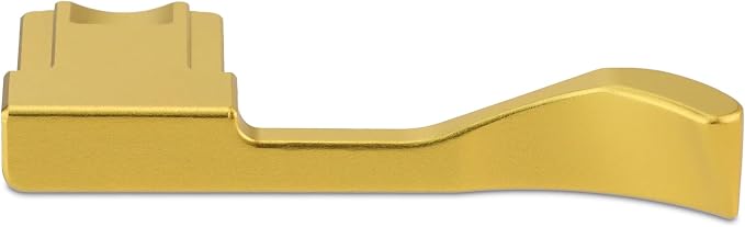 Haoge THB-XVG Metal Thumb Up Rest Hand Grip for Fujifilm X100VI Fujinon X100V Camera Accessories Gold Hot Shoe Thumb Up by haoge