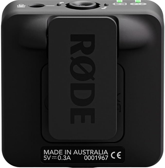 RØDE Wireless ME Dual Set Ultra-Compact Wireless Microphone System with Built-in Microphones, GainAssist Technology and 100m Range for Filmmaking, Interviews and Content Creation (Black) - Image 10