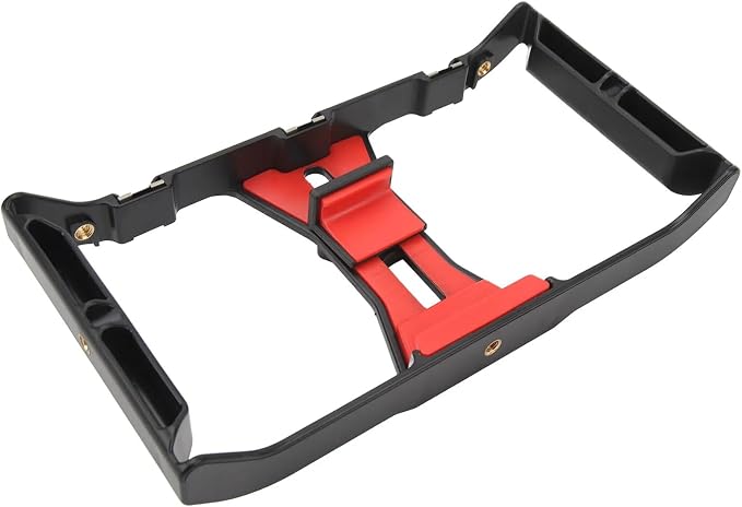 Phone Video Camera Cage Film Making Rig Hand Grip Bracket with Cold Shoe Mount 1/4in Screw for Smartphone Video Vlog Recording - Image 4