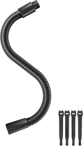 13" Microphone Gooseneck Extension, 5/8-27 Thread, 360° Swivel, Heavy Duty | 2.5 lb High Load Capacity, Flexible Metal Arm, Durable Build, Supports Mic/Webcam/Phone for Podium, Lecture, Recording, DIY by EtourAudio