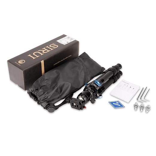 SIRUI AM-223 Carbon Fiber Camera Tripod Mini Travel Compact Tripod with 360° B-00K Ball Head, Arca Swiss Quick Release Plate, Loads up 15KG, Max Height 16", Folded Height 12.1",Black - Image 7