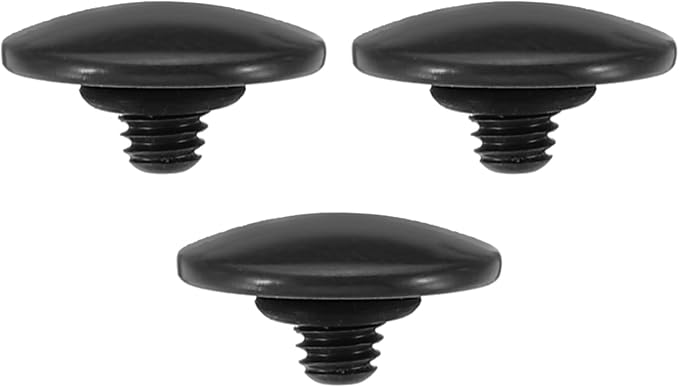 PATIKIL Camera Shutter Button, 3 Pack Soft Shutter Release Button Pure Copper Camera Button Convex Suitable for Nikon for Fujifilm for Leica DSLR/SLR Camera, Black by PATIKIL
