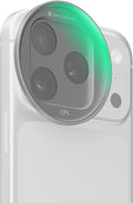 K&F CONCEPT Snap-On CPL Filter Compatible with iPhone 17 Pro Max/17 Pro | 9.5g Ultra-Lightweight Polarizing Filter with Snap-on Deco Mount, AGC Glass 28-Layer Coating Anti-Reflection, FA301 by KFCONCEPT