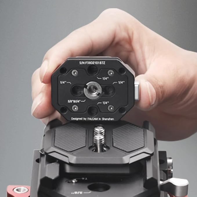 FALCAM F38 Quick Release Base V2 | Quick Release System, Base with 1/4" and 3/8" Screw Thread for Tripod, Monopod, Stabilizer, Slider - Image 7