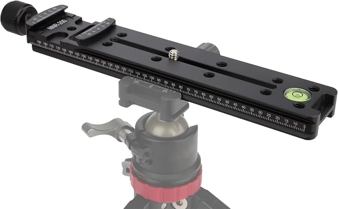 Camera Rail Nodal Slide 200mm Quick Release Plate Clamp Macro Rail with D-Ring Screws for Garmin Xero C1 DSLR Tripod Monopod Ball Head for Panoramic Close-up Photography by Leftfoto