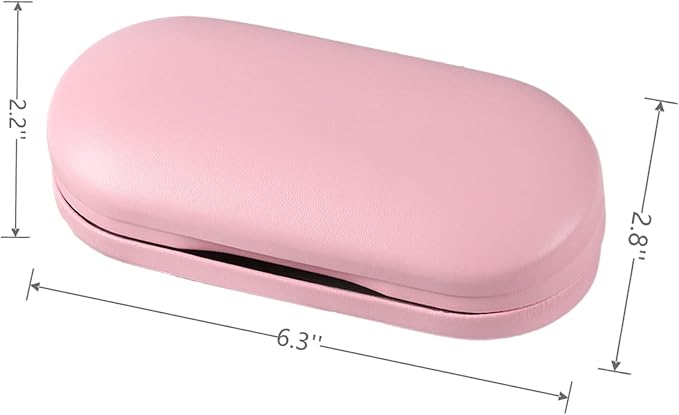 AITIME 2 in 1 Contact Lens and Glasses Case Combo,Contact Travel Case Kit | Double Sided Eye Contact Case with Remover Tool,Storage Organizer Accessories,Cute Eyeglasses Case with Contact Holder - Image 6