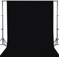 GFCC Black Photo Backdrop Background for Photoshoot Photography, 5x7FT | Versatile Screen for Studio, Video Recording, Portrait, Halloween, Non-Reflective, Polyester, Easy Hang, High Density by GFCC