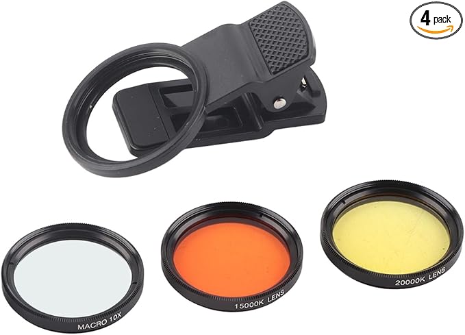 Zerodis Fish Photography Lens, Smartphone Camera Lens Filter Accessories with Macro for Reef Aquarium Photography by Zerodis
