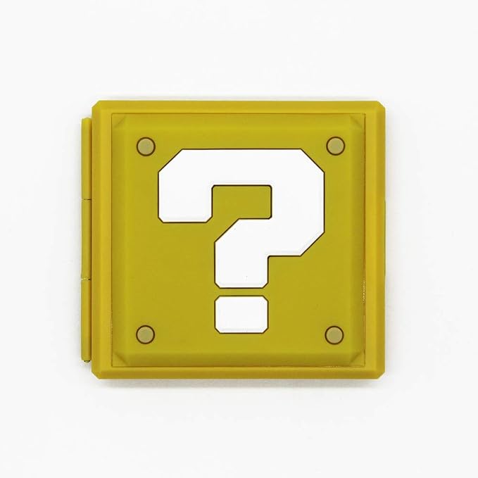CellDesigns Cartoon Game Memory Card Case Compatible with Nintendo Switch (Question Block) by Unknown