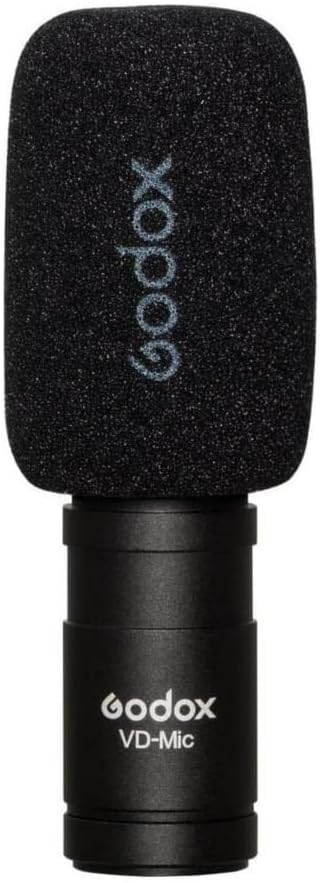 GODOX VD-Mic 8cm Compact Directional Shotgun Microphone (Black) | Extended Frequency Response, And Durable, Sound Pick-up, Complete Accessories, Universal Compatibility, High, Sensitivity - Image 4