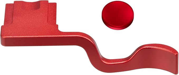 Metal Thumb Up Grip for for Fuji Fujifilm XT50 XT5 XT4 XT3 XT30 XT2 XT20 XT10 Digital Camera Hot Shoe Thumb Hand Grip Accessories (Red) by Unknown