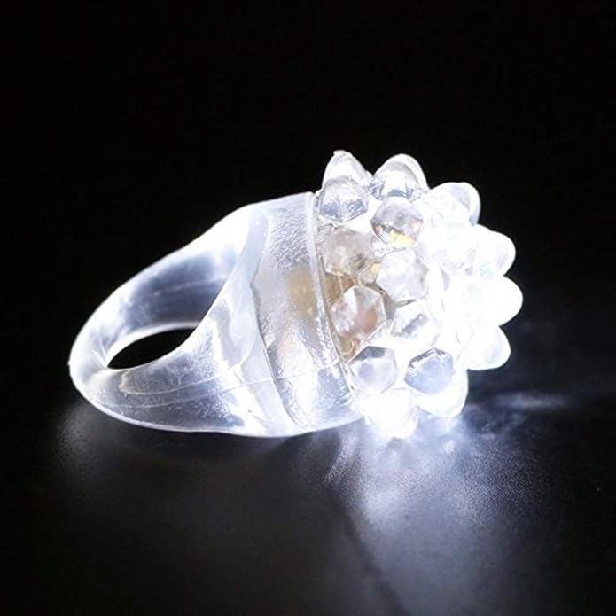 LACGO LED Flashing Finger Toys - Blinking Bumpy Finger Toys Finger Light Adult Novelty Favor Glow up Flashing Finger Gift for Easter Party Birthday Classroom Prizes - Image 2