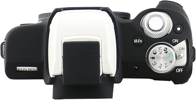 Easy Hood Camera Case Protective Cover for Canon EOS R50 Camera(Black) | Soft Silicone, Buttons Marking, Anti-Scratch, Dustproof, Shockproof,Slim Fit, Lightweight, Camera Body Skin Protective Cover - Image 6