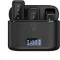 iCON AirMic 3 Wireless Lavalier Microphone with Charging Case for Phone | Wireless Lavalier Microphone, Dual Transmitters, Charging Case, for Phone Camera PC Vlogging & Interview. by iCONProAudio
