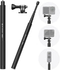 K&F CONCEPT 60 Inch Invisible Selfie Stick | Extension Pole Compatible with Insta360 Sports Camera, GoPro, DJI OSMO Pocket 3, 1/4" Extended Monopod Pole - MS07 by KFCONCEPT