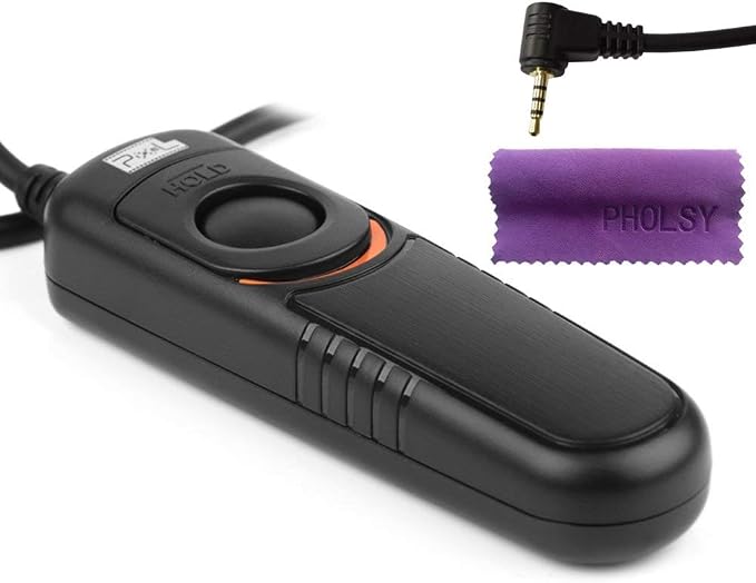 Pixel Wired Remote Shutter Release Cable L1 Compatible with Panasonic | For Panasonic Lumix S5 S5-II S5C S1 G97 G95 G91 G9 GH5 GH4 G85 G81 G80 GX8 GX7 FZ2500 FZ2000 FZ1000 FZ1000-II DMW-RSL1 etc. by Pixel