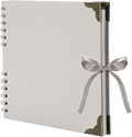 LOYALBOOK 8 x 8 inch DIY Scrapbook Album 60Pages For Wedding Family Photo | Nice Thick Sturdy&Well-Made Good Value Craft Parties Birthday Dinners Graduation Ceremonies Diplomas Storage by LOYAL+BOOK