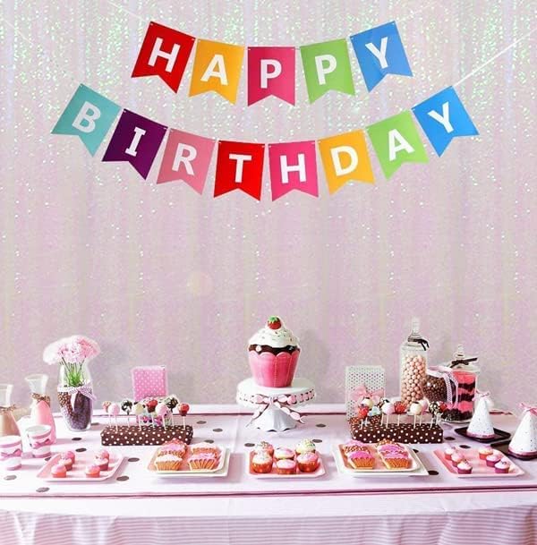 Poise3EHome White Iridescent Sequin Backdrop,8FT x 10FT Sequin Photography Backdrop Curtain for Party Decoration - Image 2