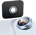 Suoman 2-Pack for iPhone 17 Air Camera Lens Protector, [CD Lines] [Strong-Adhesion] Metal Texture Style Tempered Glass Camera Lens Cover [with Auto Alignment Tool Kit] -Light Blue by Suoman