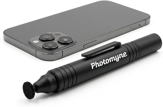 Camera Lens Cleaning Pen – Dual-Sided Multifunction Cleaning Brush for iPhone & Android Camera Lenses, Photo Scanning, DSLR Cameras & Optical Equipment by Photomyne