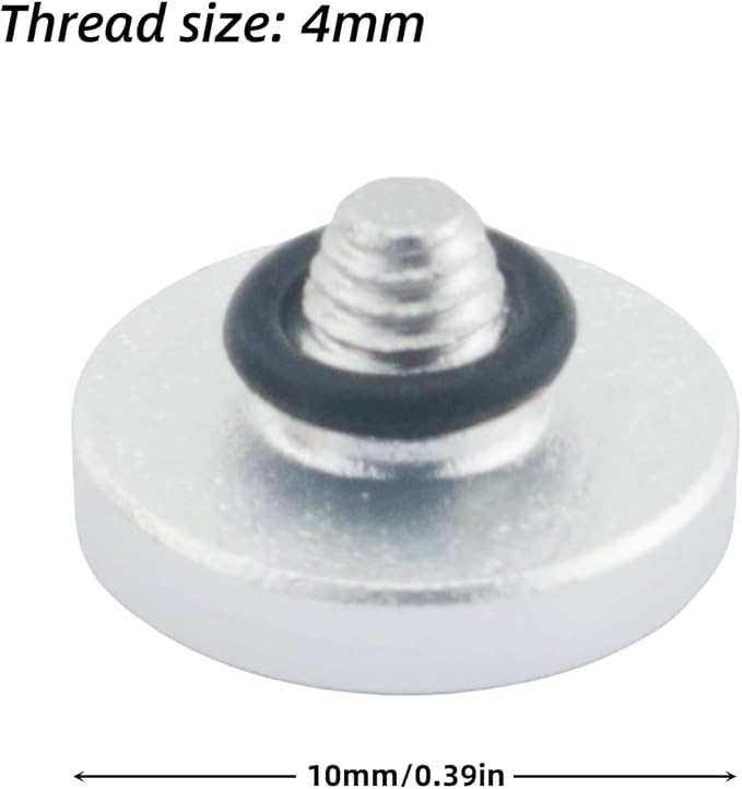 3PCS Aluminium Alloy Camera Shutter Release Button with Non Slip Rubber Ring Electronics Photo Accessories - Image 2