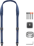 PGYTECH Camera Shoulder Strap Adjustable w Quick Release Plate for DSLR/SLR | 1.8" Wide, UHMWPE Material Supports 90kg, One-Hand Operation, EPDM Padding,Long Shoulder Neck Strap for Photographers, Blue by PGYTECH-US