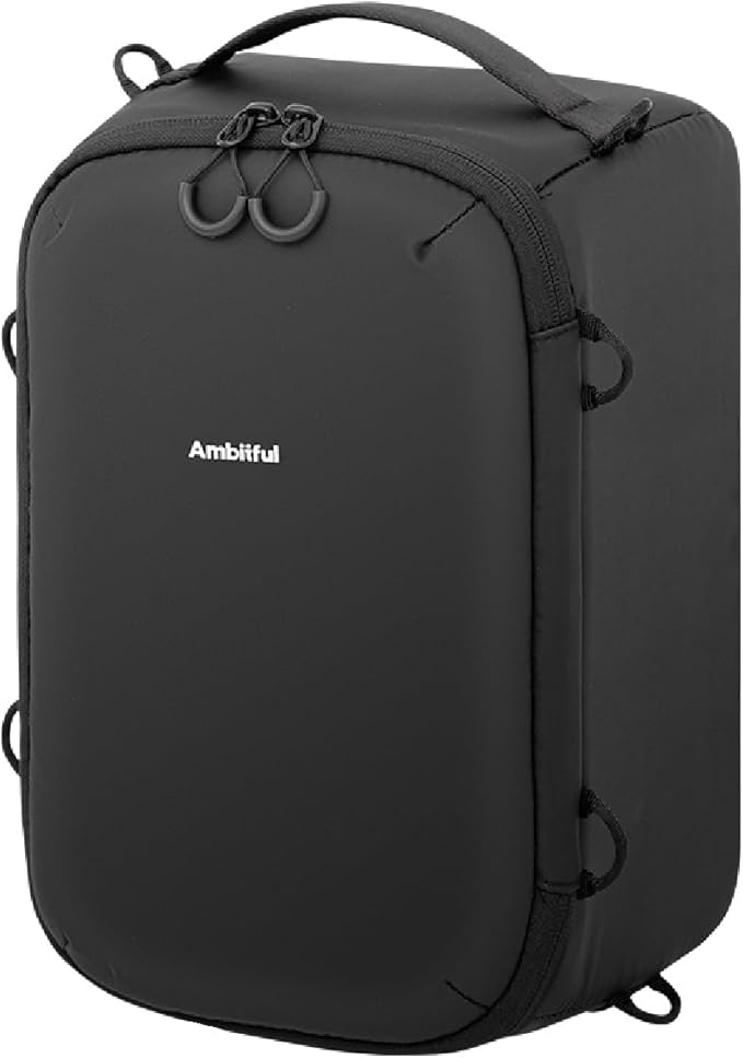 AMBITFUL Medium Camera Cube Insert for Backpack, Waterproof Padded Camera Insert with Dividers, Quick Access for Travel Photography Gear Organizer (8.5L) by Ambitful
