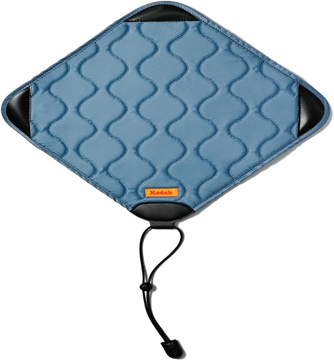 KODAK Camera Wrap Size M 31x31cm - Water-Resistant, Anti-Scratching and Dust-Free Protective Cloth for Mirrorless Camera, Compact Camera, Prime Lens (Steel Blue) [ONE item] by Unknown