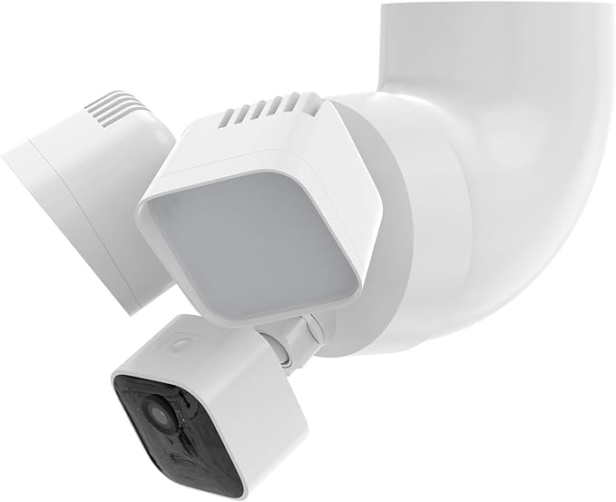 Eave Mount for Ring, Blink and Wyze Floodlight Camera, White | 90° eave adapter, mounts floodlight cam upright like on wall, durable plastic, hardware included - Image 3