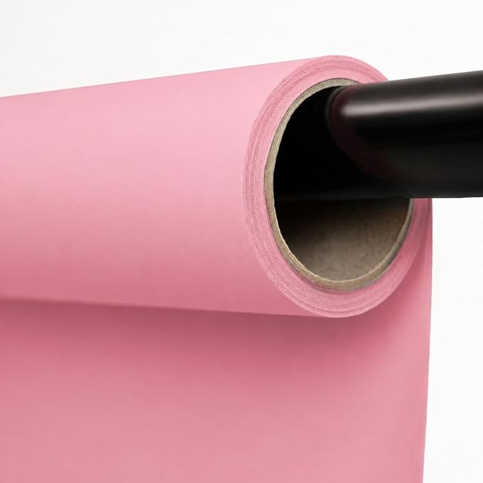 Kate Seamless Paper Backdrop for Photography Pink Backdrop Paper (86''x32.8' Baby Pink) by KateBackdropforPhotography