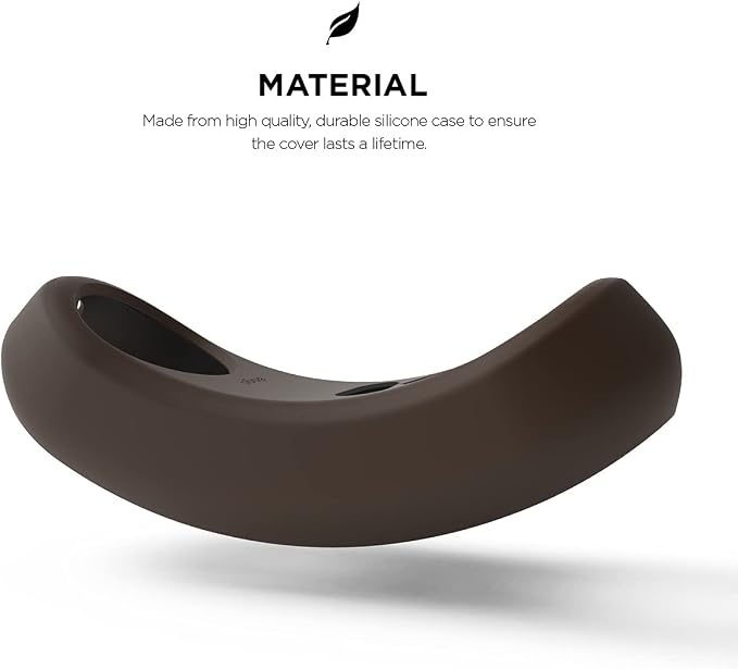elago Silicone Case for Google Nest Hello Doorbell Cover (Wired) | Full Protection, Night Vision Compatible [US Patent Registered] [Dark Brown] - Image 5