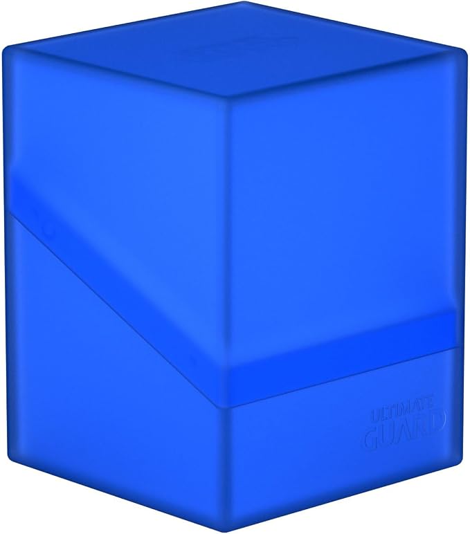 Ultimate Guard Boulder 100+ Classic, Deck Case for 100 Double-Sleeved TCG Cards, Sapphire, Secure & Durable Storage for Trading Card Games, Soft-Touch Finish by UltimateGuard