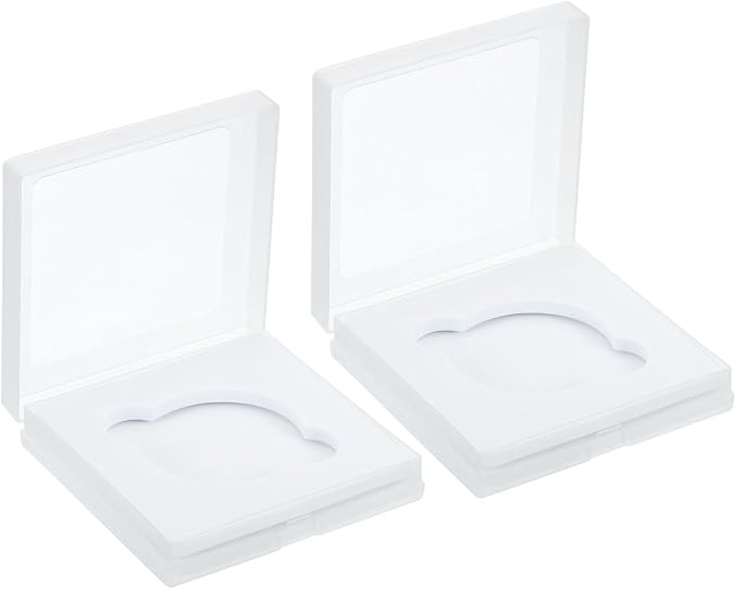PATIKIL 49mm Lens Filter Case, 2pcs Camera Filter Case Portable Lens Filter Box Water Resistant Dustproof Plastic for Photography Filter Storage by PATIKIL