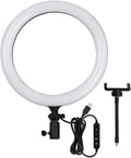 GODOX LR120 12 Inch LED Ring Light Photography Light Fill-in Light 3000K-6000K Bi-Color Temperature Adjustable Brightness USB Powered with Phone Holder for Live Streaming Selfie Makeup Photography by GODOX