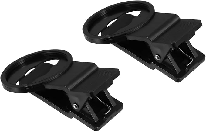 SEWACC Phone Lens Clips Universal Mobile Phone Photography External Lens Clip for Wide Angle Macro and Fisheye Lenses Screw Clamp Design 2 Pcs for Smartphone Camera Accessories - Image 9