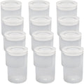 12 Pcs Clear Plastic Film Canisters Small Film Storage Case Tube Camera Film Holder Fish Hook Containers Bead Organizer Containers Small Accessories Storage Containers by UUYYEO