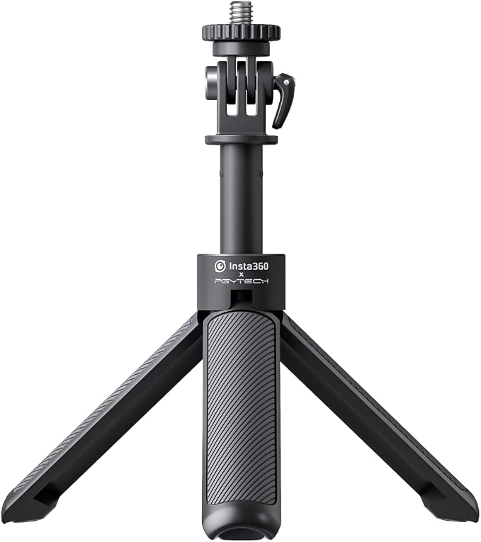 Insta360 Mini 2-in-1 Tripod, Lightweight Selfie Stick and Tripod, Compatible with Insta360 Ace/GO/Link/X Series, Black by Unknown
