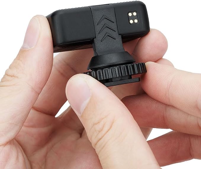 JJC Cold Shoe Mount Adapter for DJI Mic, Fits Canon Nikon Sony Cameras | with 1/4" Tripod Screw Hole, Portable & Lightweight, Ideal for Vlogging & Video Recording, Accessories for DJI Mic - Image 2