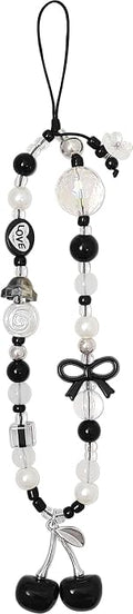 cioatu Phone Charms Cute Cherry Butterfly Cell Phone Lanyard Strap Wrist Strap for Bag Airpods Camera Pendants Decor by Unknown