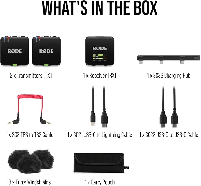 RØDE Wireless GO III (Gen 3) – Compact Wireless Mic – Pristine Audio, 32-bit Float Recording, Automatic Level Control, for Phones, Cameras and Computers (Black) | 32-bit Float Recording, Automatic Level Control, for Phones, Cameras and Computers (Black) - Image 9