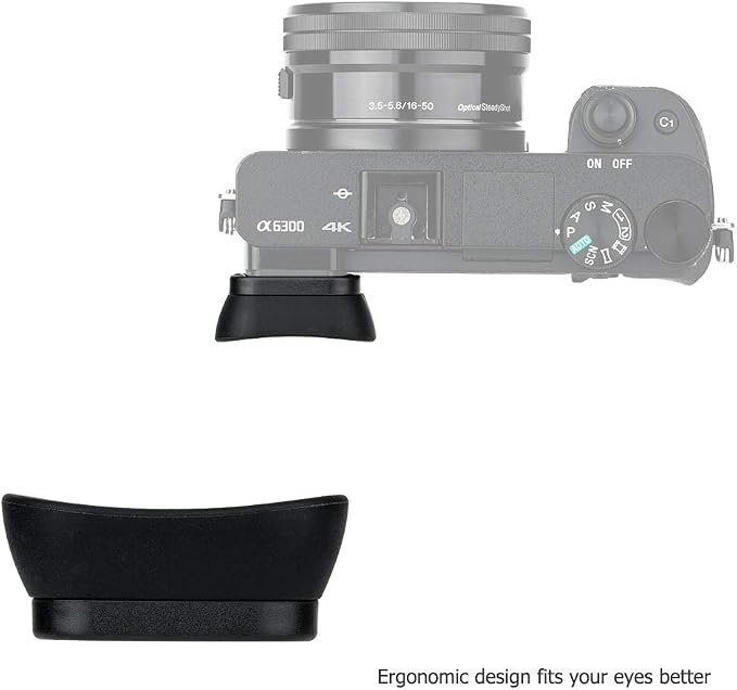 Extended Replace Sony FDA-EP10 Camera Eyecup Viewfinder for A6300 A6100 | Soft Silicon,Camera Eye Cup Eyepiece Eyeshade Protector,for Sony A6000 A6100 A6300 - Image 9