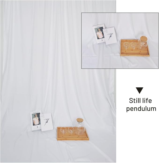White Backdrop Background 10X13FT Large Photography Backdrop Photo Background Screen for Photography Photo Booth Backdrops for Photoshoot Background Screen Parties Curtain - Image 5