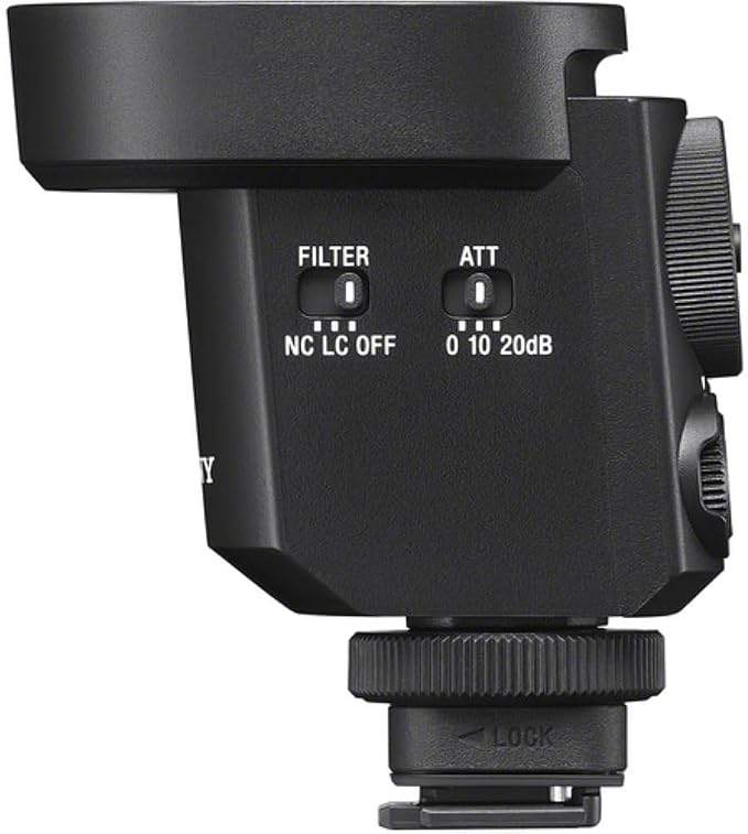 Sony Digital Shotgun Microphone ECM-M1,Black | Shoe support for battery-free & cable-free operation, Versatile selection of eight audio recording modes, Multi, Interface - Image 4