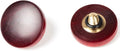 Wood Soft Shutter Release Button | Delicate Camera Shutter Button 12mm Convex Surface Red 1 PCS (Wood Grain Random) by VKO