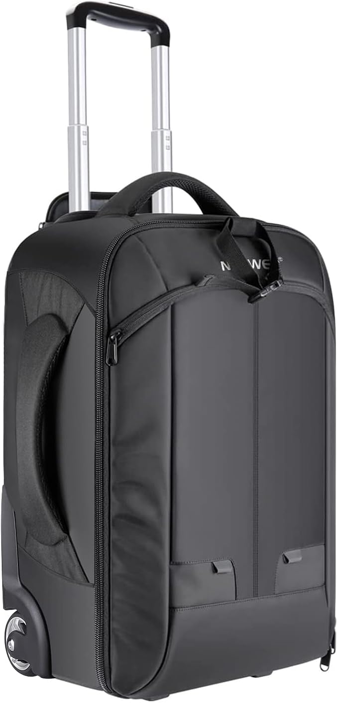 NEEWER Convertible Rolling Camera Backpack for SLR/DSLR and Accessories | NW3300, Black by Neewer